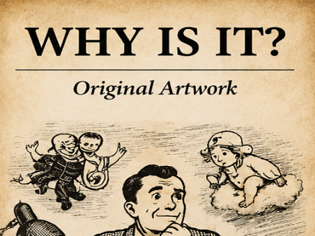 WHYISIT-ART A rare look behind the printed page. The illustrations presented here are the original pen-and-ink drawings created for...