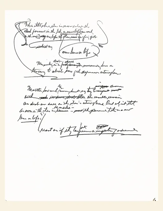 Handwritten ideas