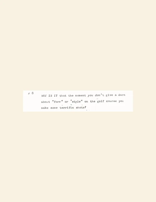 A short typed observation