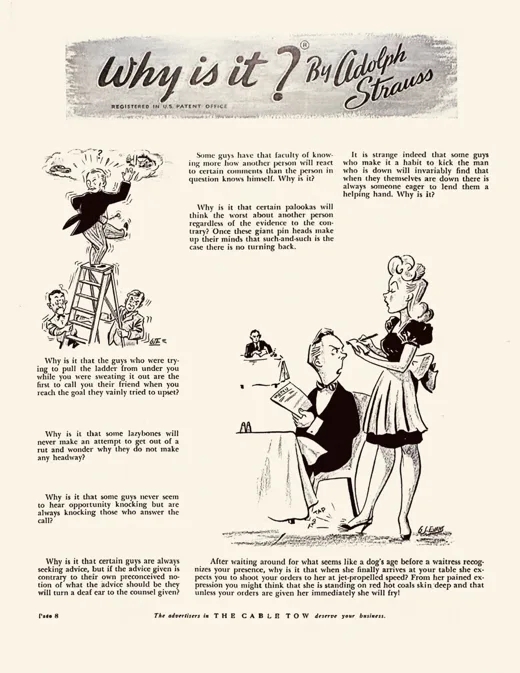 Magazine pages