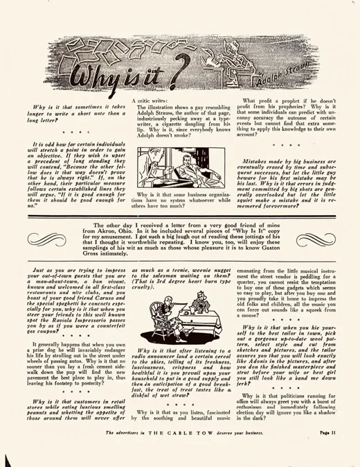 Why Is It? — magazine proof